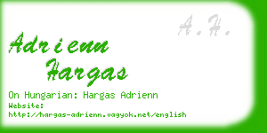 adrienn hargas business card